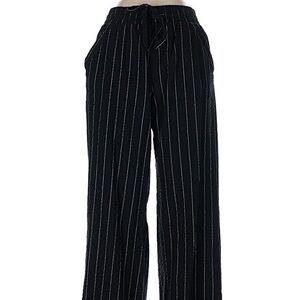 Black and White Striped Pants